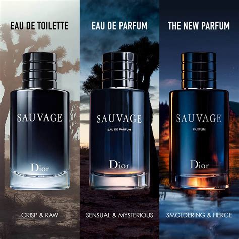 sauvage dior parfum vs eau de parfum|sauvage eau de parfum 100ml.